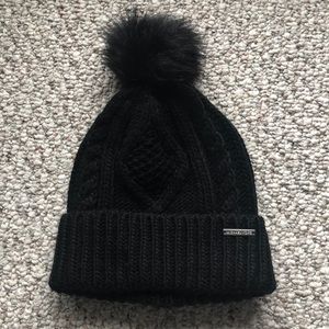 Michael Kors winter pom pom beanie hat